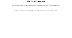 Desktop Screenshot of mytechzone.net